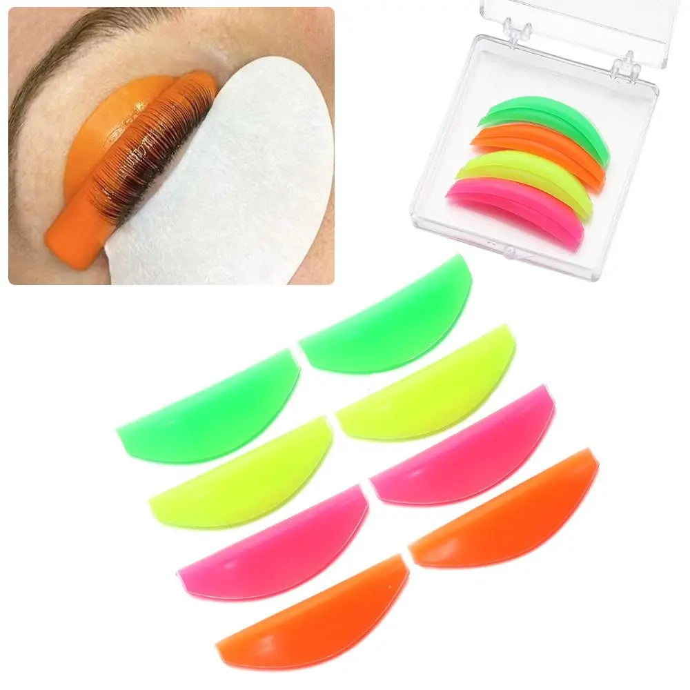 Silicone Eyelash Perm Pads 8pcs | Lash Lift Curling Shield