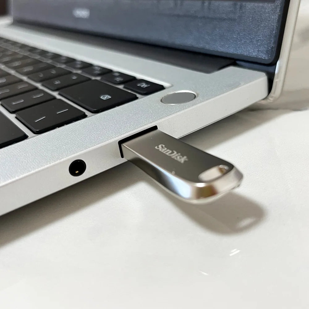 SanDisk Ultra Luxe USB 3.2 Flash Drive 32GB–512GB Metal USB Flash Drive PRIMED