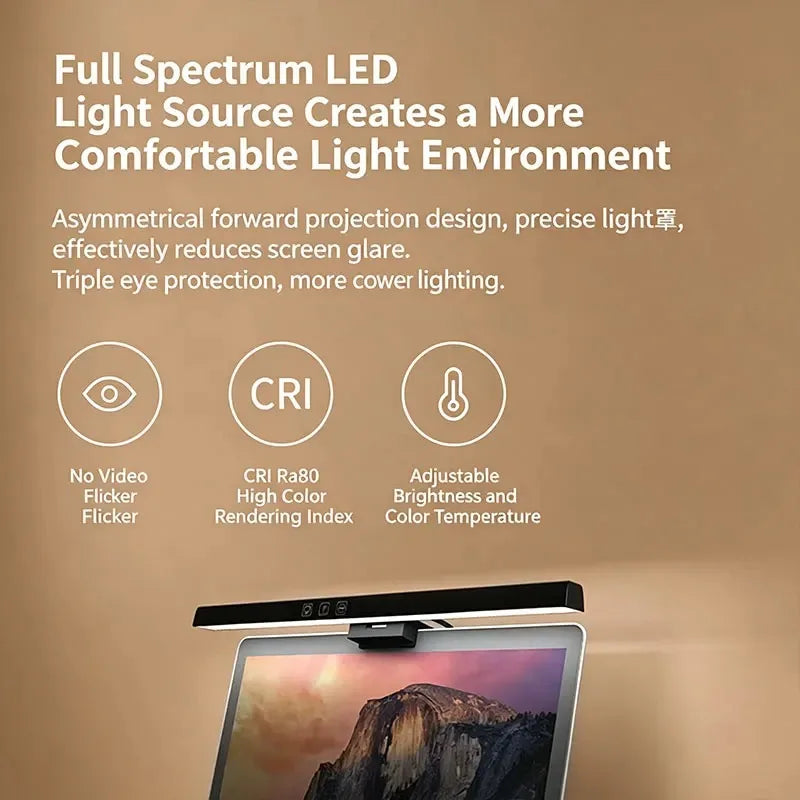 LED Monitor Light Bar – Dimmable, Glare-Free Screen Desk Lamp Monitor Light Bar PRIMED
