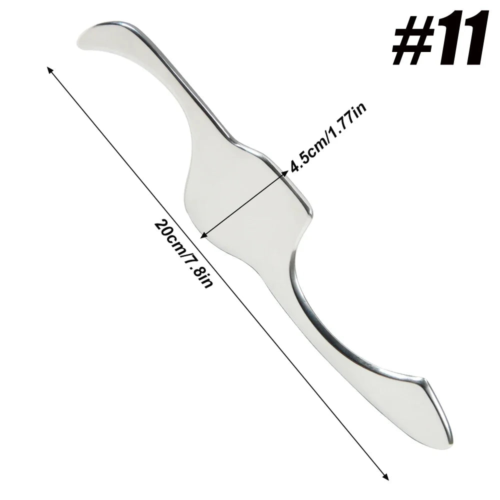 Stainless Steel Gua Sha IASTM Scraping Massage Tool Massage Scraping Tool PRIMED 11