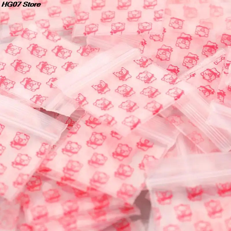 100Pcs Mini Ziplock Bags 22x33mm – Clear Resealable Pouches