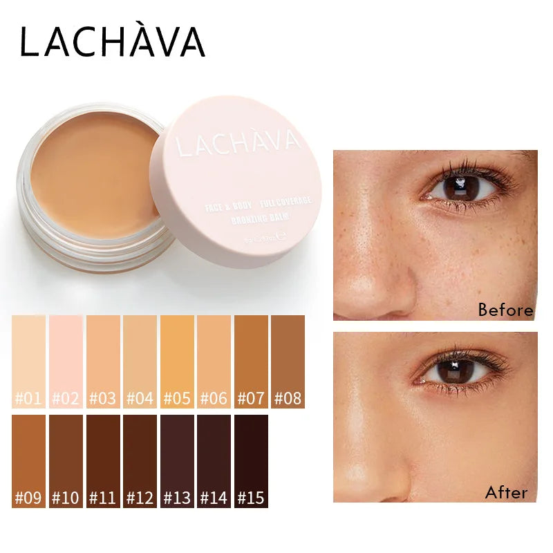 Blana 15-Shade Full Coverage Waterproof Concealer Cream