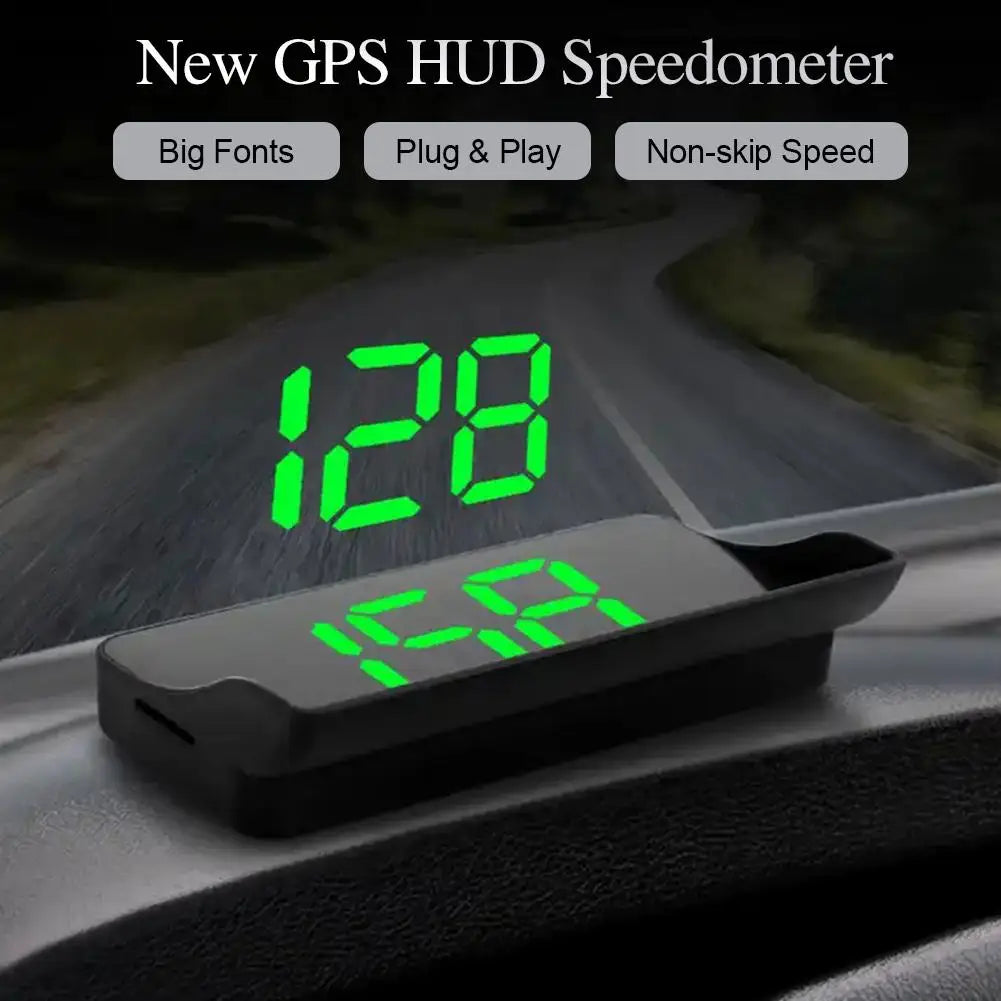 V9 GPS Car Head-Up Display | Digital HUD Speedometer KMH