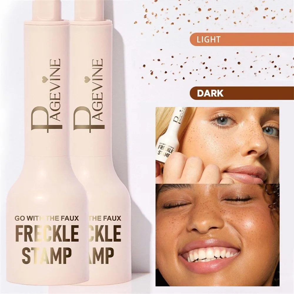 Dual-Head Freckle Stamp Pen – Waterproof Natural Makeup