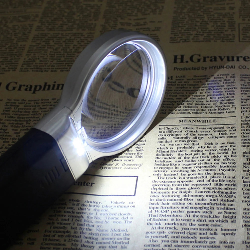 LED Desktop Magnifier Stand with Helping Hand Clamps | 3X–10X LED Magnifier Stand PRIMED