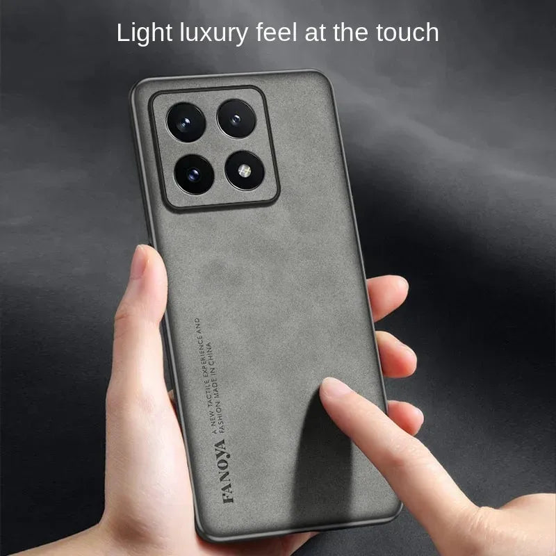 Xiaomi Leather TPU Shockproof Bumper Case | 14T 15 Ultra MIX