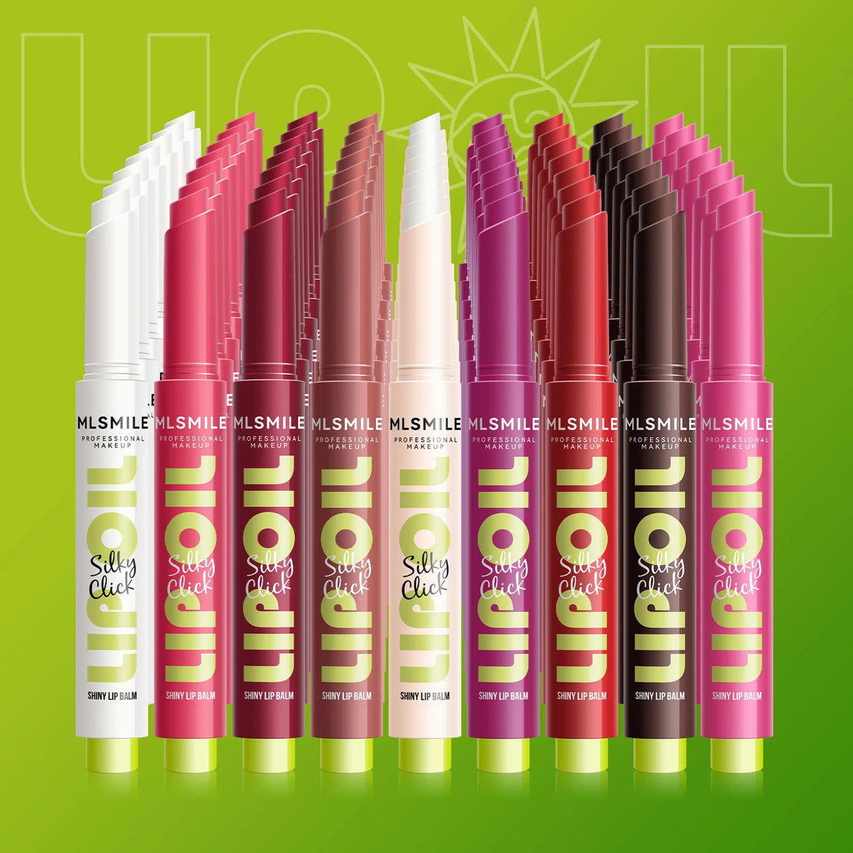 MLSMILE Jelly Mirror Lipstick Pen – Hydrating Lip Gloss Tint Lip Gloss Lipstick PRIMED
