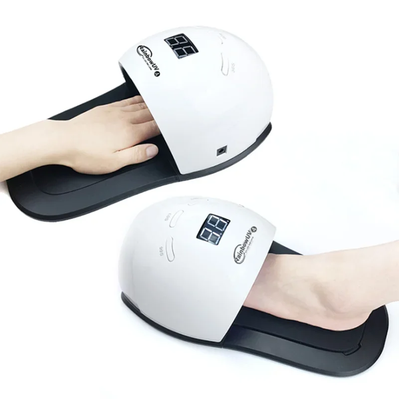 48W UV LED Nail Lamp – Professional Gel Polish Curing Dryer UV LED Nail Lamp PRIMED