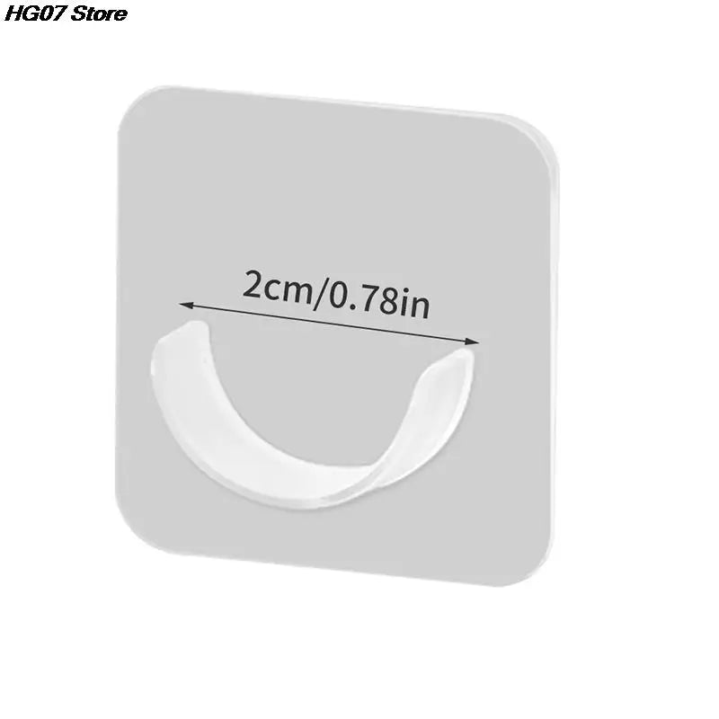 4-Pack No-Drill Adhesive Curtain Rod Brackets – Wall Holders Curtain Rod Bracket PRIMED