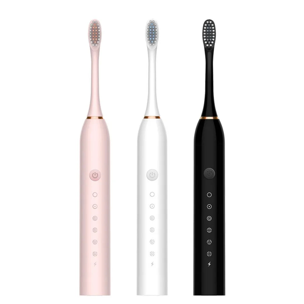 Sonic Electric Toothbrush 6 Modes 42000 VPM + 4 Brush Heads