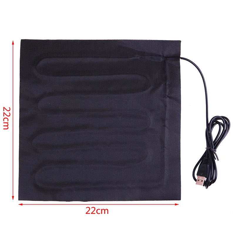 USB Pet Heating Pad 22x22cm | Carbon Fiber Warm Mat 5V Pet Heating Pad PRIMED 1pcs