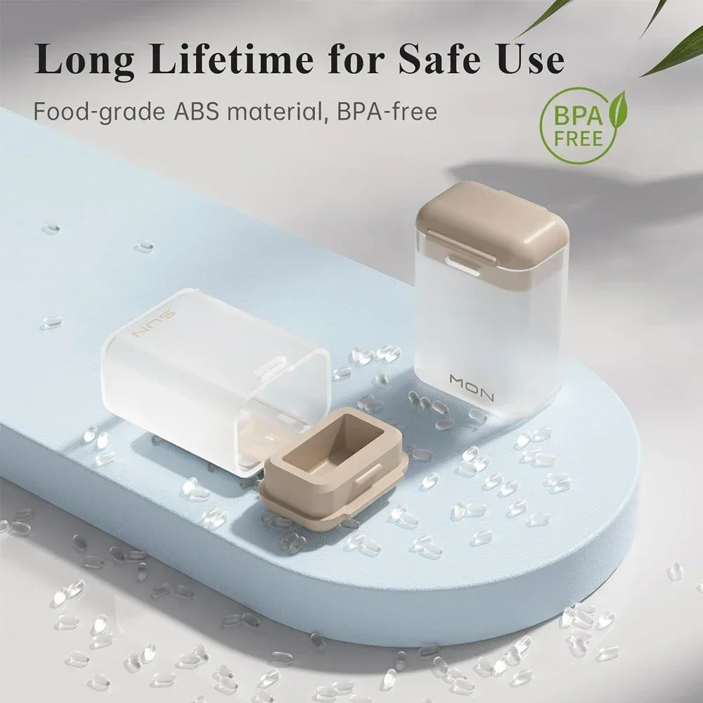 Weekly Pill Organizer – Extra Large 7-Day Magnetic Pill Box