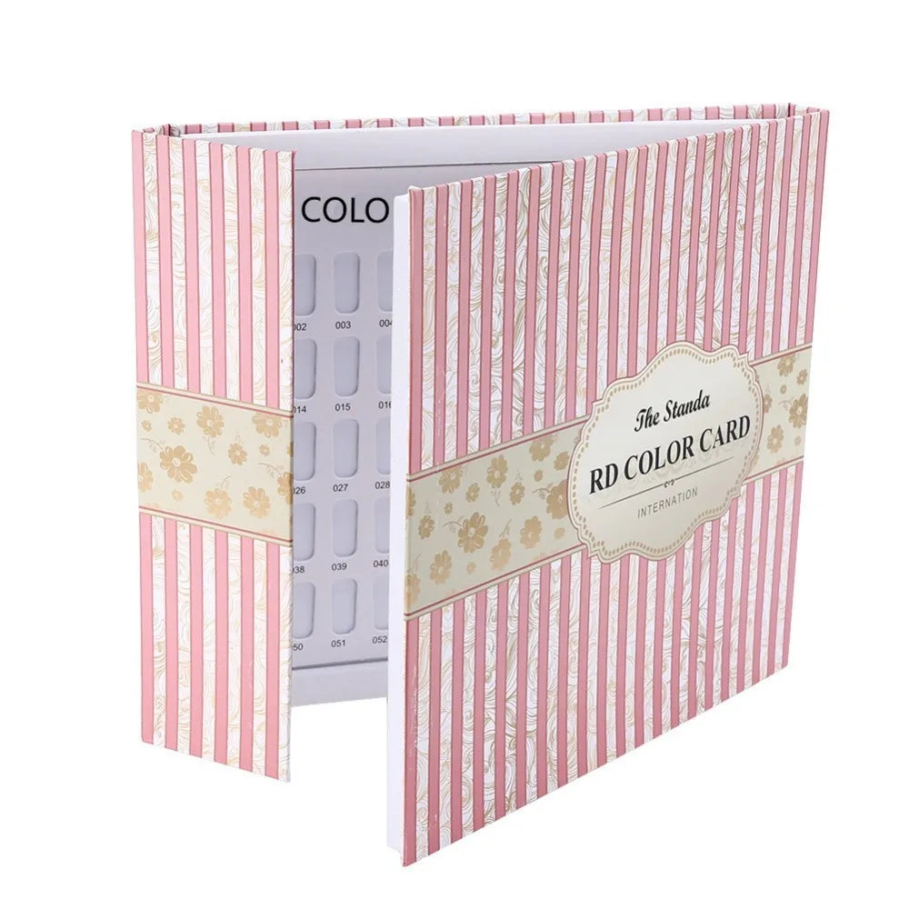 120-Slot Nail Color Display Book | Polish & Art Tip Showcase Nail Display Book PRIMED black