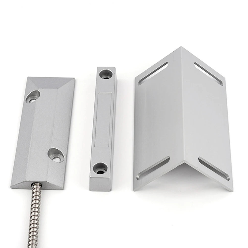 Wired Garage Door Magnetic Contact Sensors 2 Sets + Bracket