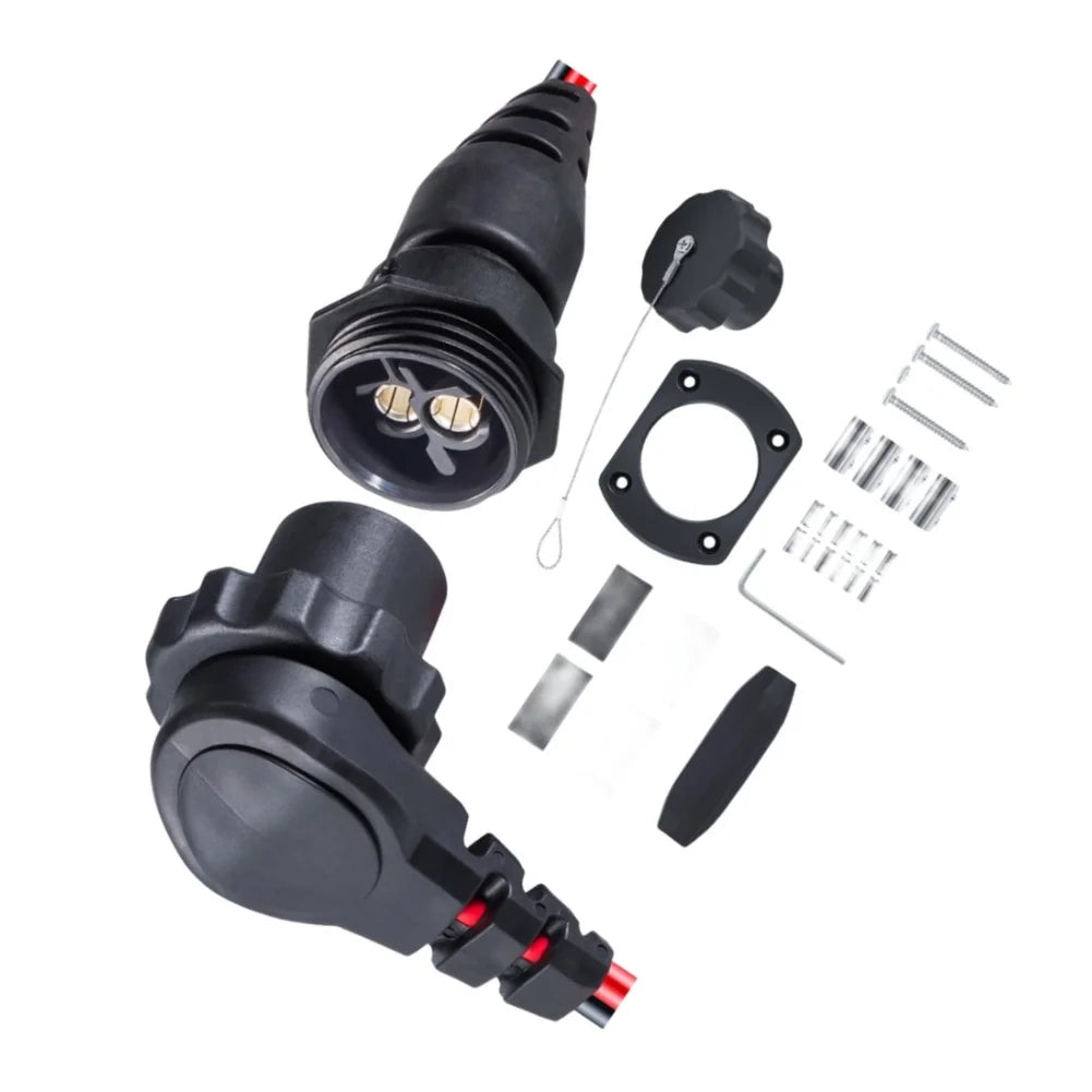 MKR-28 Trolling Motor Connector Male Female – 60A 48V IP68 Marine Motor Connector PRIMED