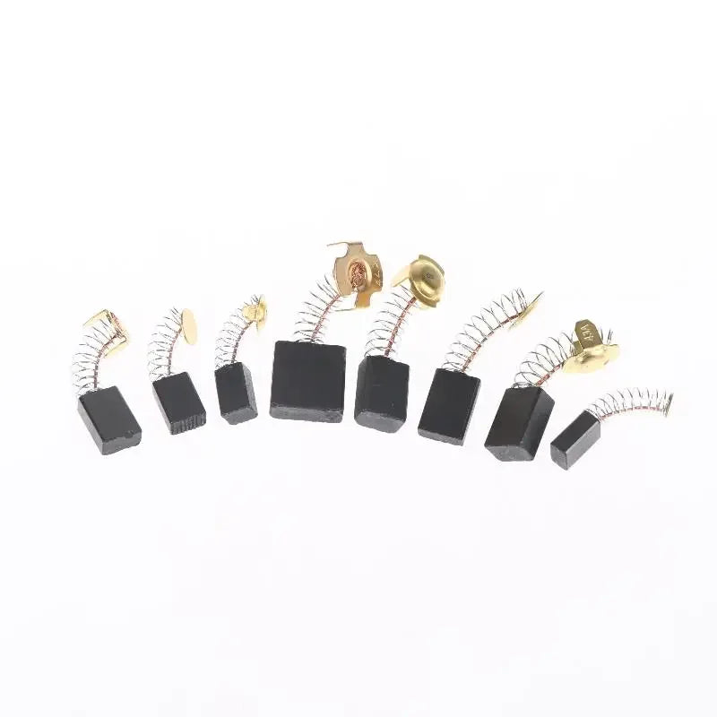 50Pcs Electric Motor Carbon Brushes Set – 8 Models Power Tool