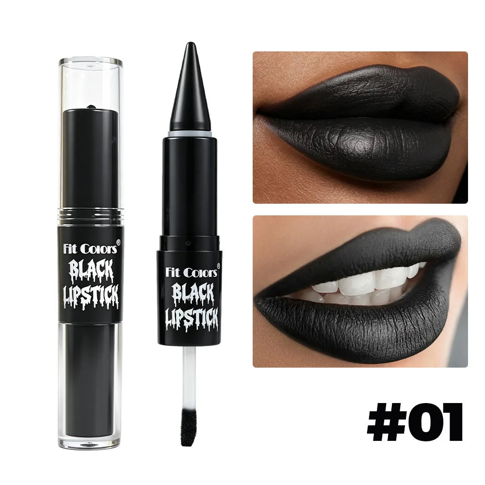 Double Head Matte Lipstick & Glitter Lip Tint Set | Waterproof Lip Makeup Set PRIMED 01