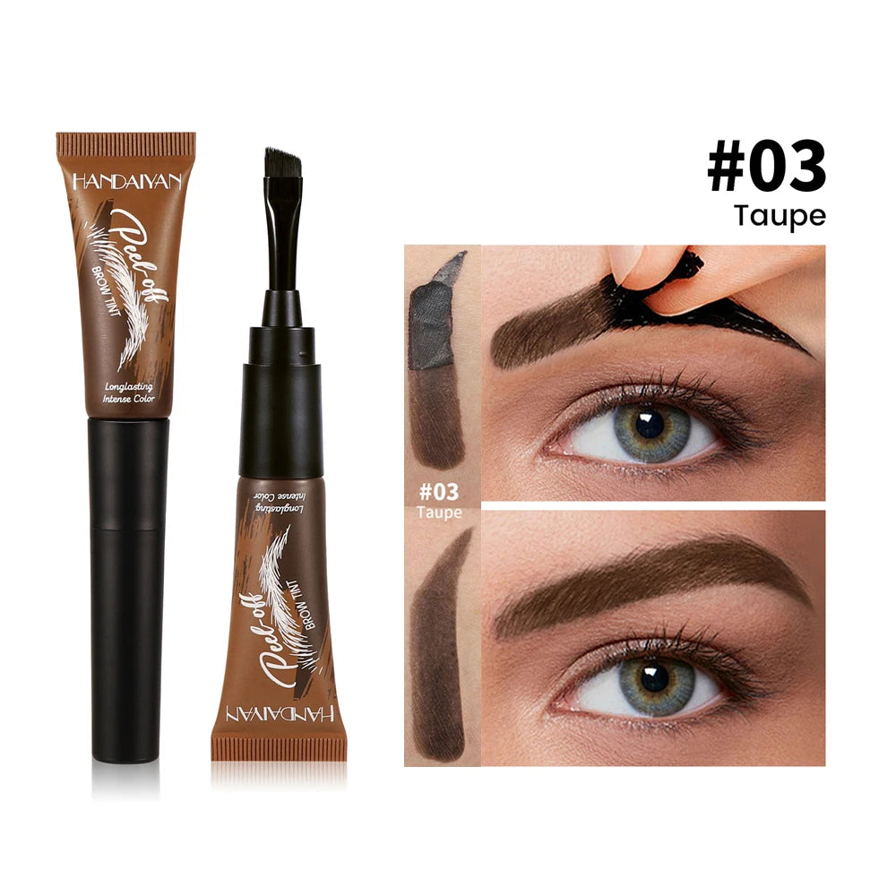 Semi-Permanent Peel-Off Eyebrow Tint | Waterproof Brow Tint Eyebrow Tint PRIMED 03 Taupe