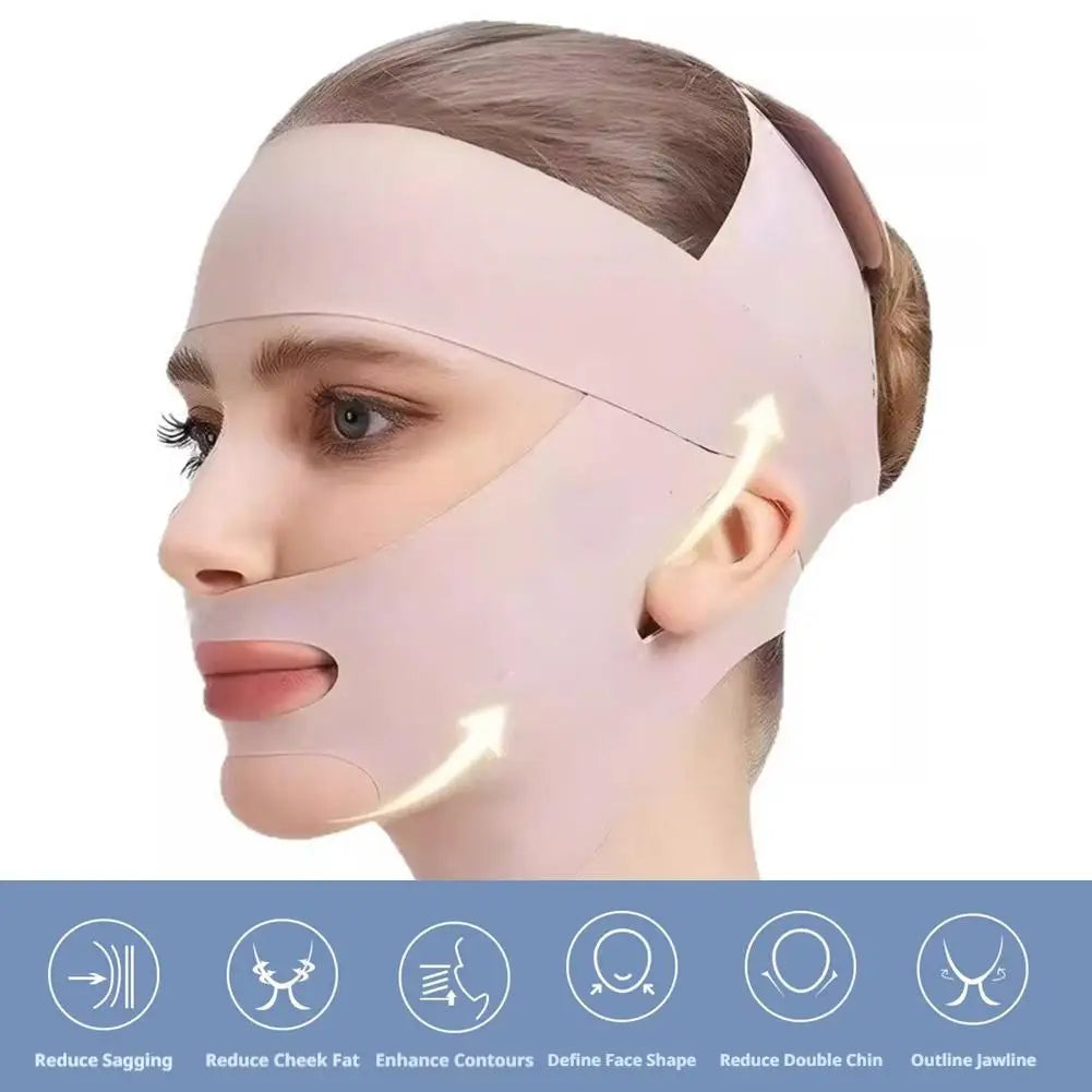 V-Line Face Sculpting Sleep Mask – Adjustable Jawline Lifting Face Sculpting Mask PRIMED