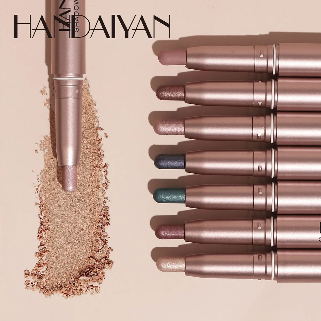 HANDAIYAN Double-Head Eyeshadow Shimmer Highlighter Pen Eyeshadow Stick Pen PRIMED