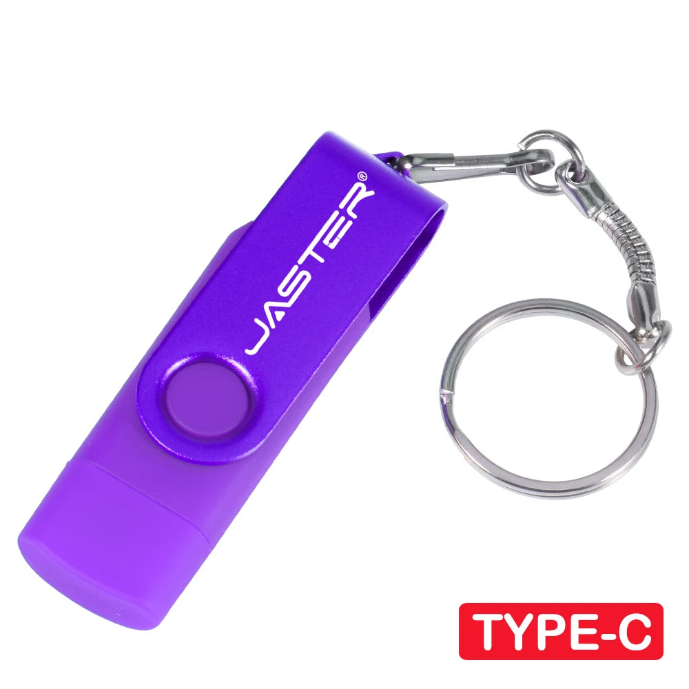 JASTER 2-in-1 Type-C USB 3.0 Flash Drive | OTG Pen Drive USB Flash Drive PRIMED