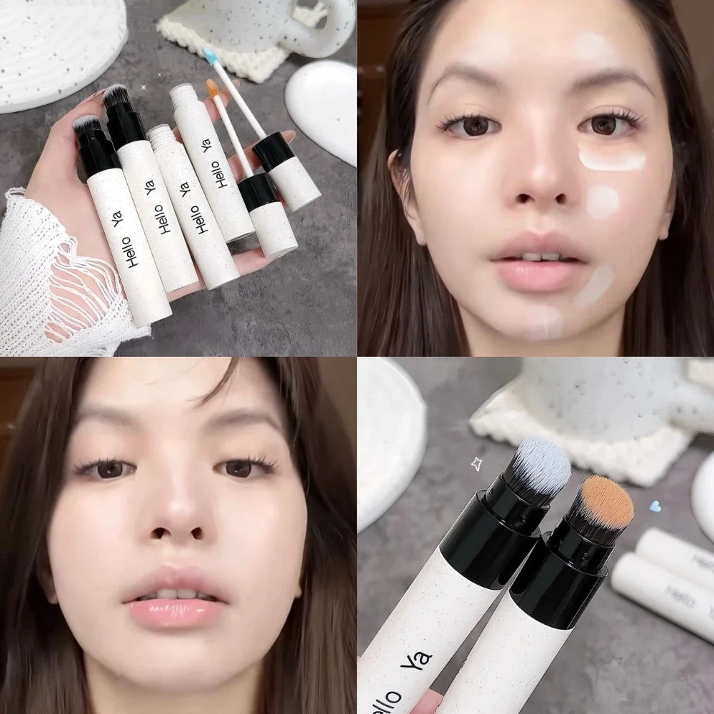 Concealer Pen with Brush – Full Coverage Cream Makeup