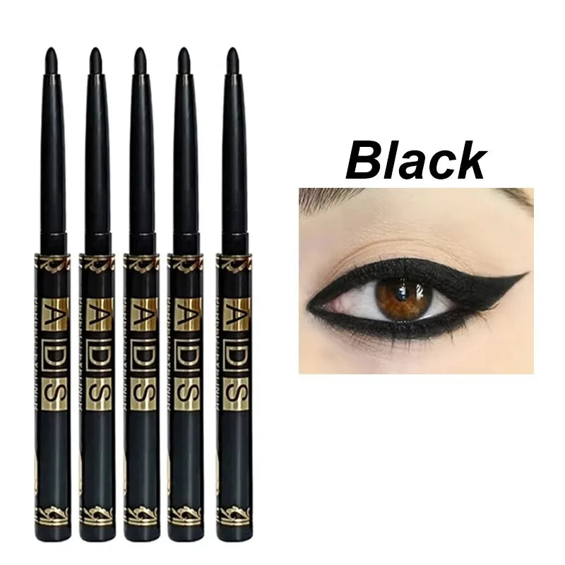 Waterproof Twist-Up Gel Eyeliner Pencil – 12-Hour Wear