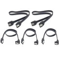 SATA III 6Gbps Data Cable 50cm Locking Latch – HDD SSD 1-10PCS SATA Data Cable PRIMED 5PCS Set