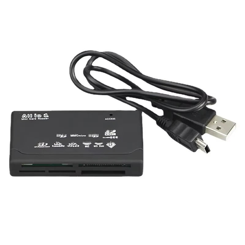 All-in-1 USB 2.0 Memory Card Reader 480Mbps SD CF XD MMC Memory Card Reader PRIMED All in 1 China Mainland