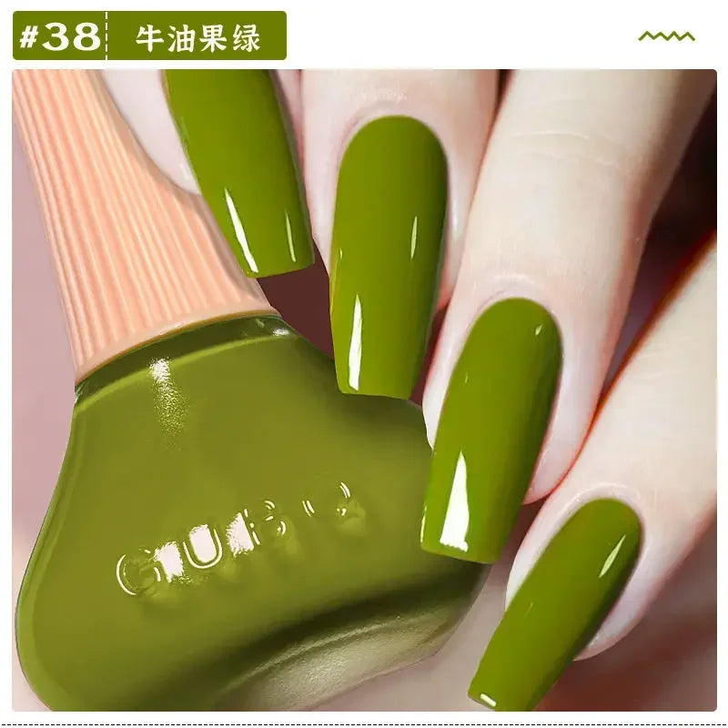 Glitter Gel Nail Polish Quick Dry Autumn Coffee Tones 12ml
