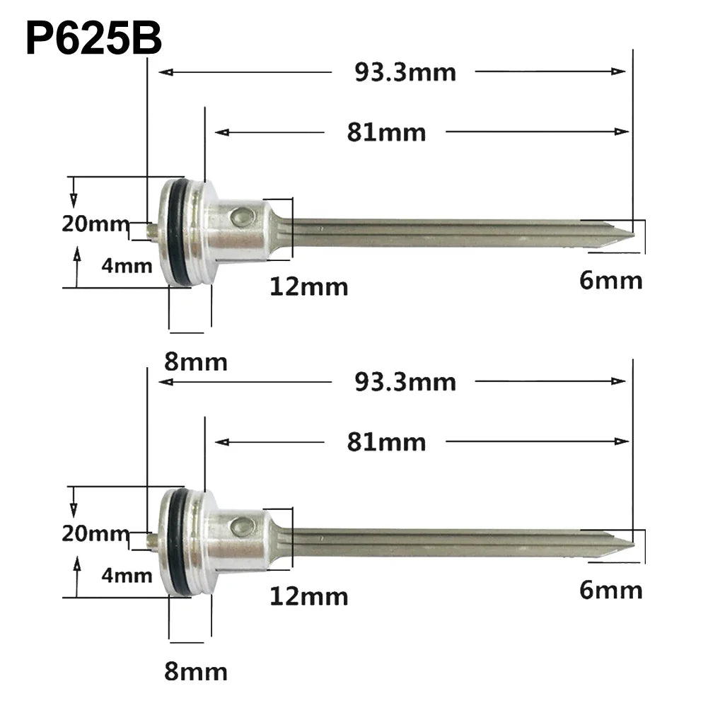 Pneumatic Nailer Pin Replacement – Steel Spare Parts 2 Pc