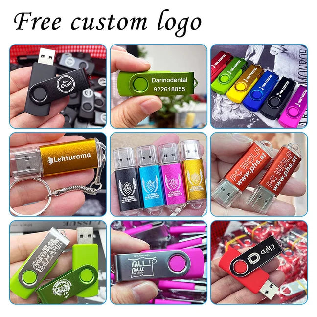 20-Pack Metal USB Flash Drives 512MB–128GB | Free Custom Logo USB Flash Drive PRIMED