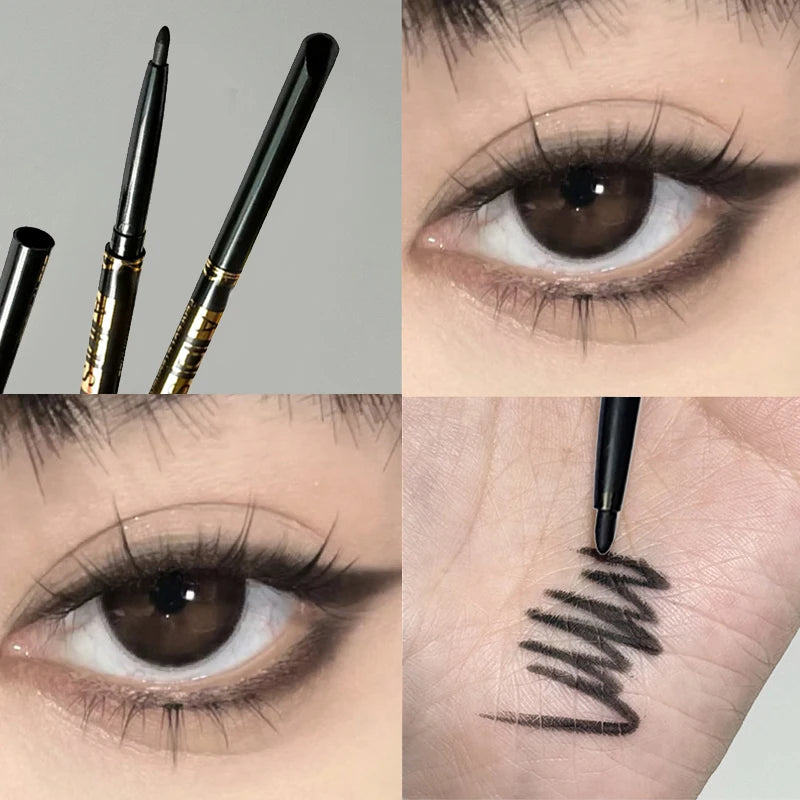 Waterproof Gel Eyeliner Pencil – Matte Black High Pigment