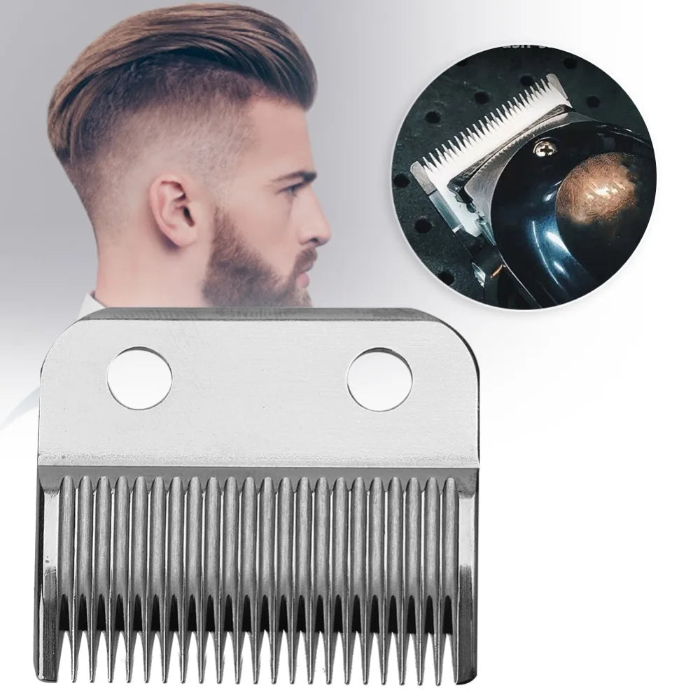 Stainless Steel Hair Clipper Replacement Blade – Silver