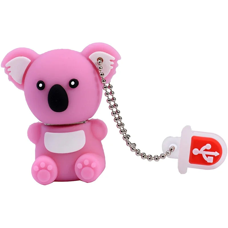 Panda USB 2.0 Flash Drive with Keychain – Kids Gift 4–64GB USB Flash Drive PRIMED 4GB With Key Chain -G