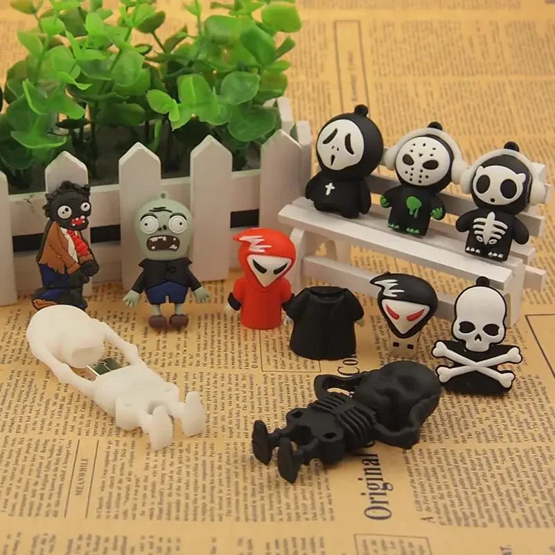 Cartoon USB Flash Drive 2.0 Silicone Pendrive 32GB 64GB Gift USB Flash Drive PRIMED