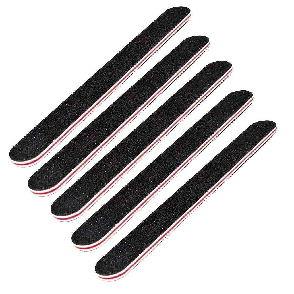 Ouriner Double-Sided Nail File Set 100/180 Grit – 5 or 10 Pcs