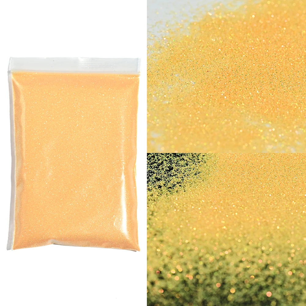 Ultra-Fine Nail Glitter Powder 10g – Pink & Blue Chrome Pigment