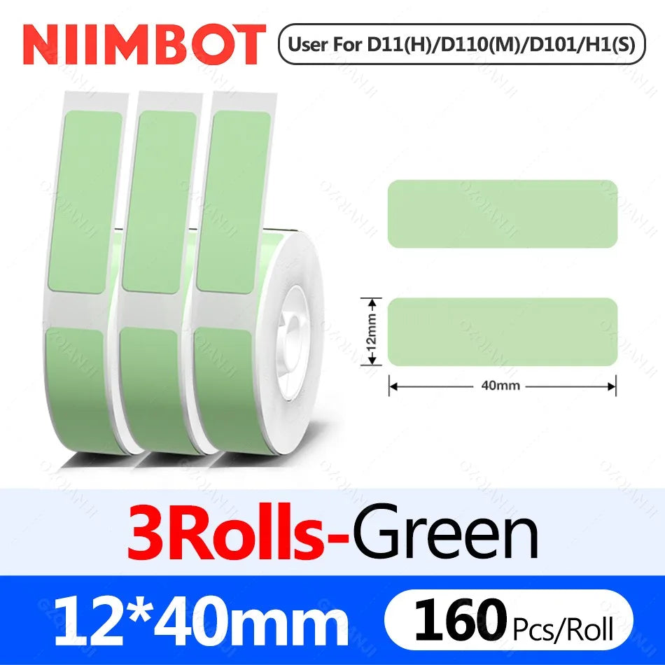 Niimbot D11H 300DPI Bluetooth Thermal Label Printer Portable Bluetooth Label Printer PRIMED Only 3GR12-40mm