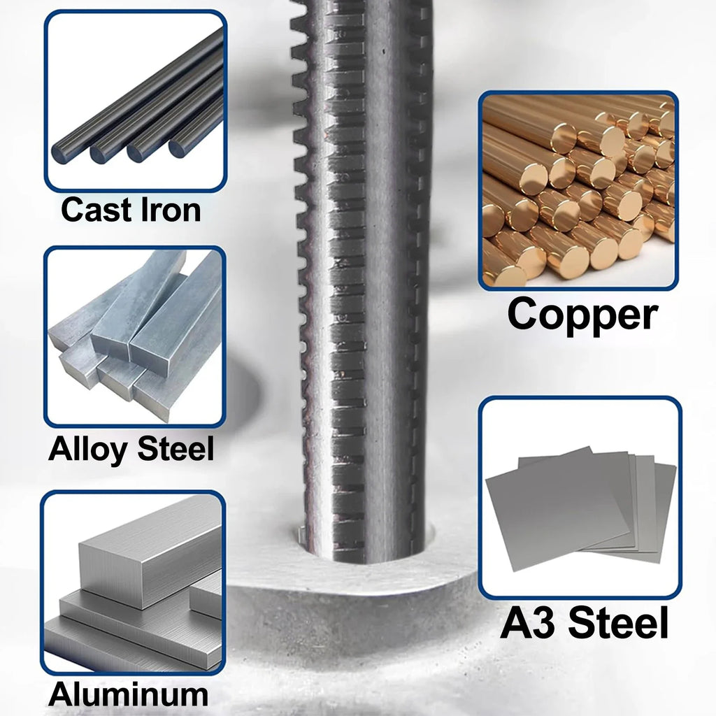 1/2-10 HSS Trapezoidal Thread Tap for Metalworking | DAZZLEEX