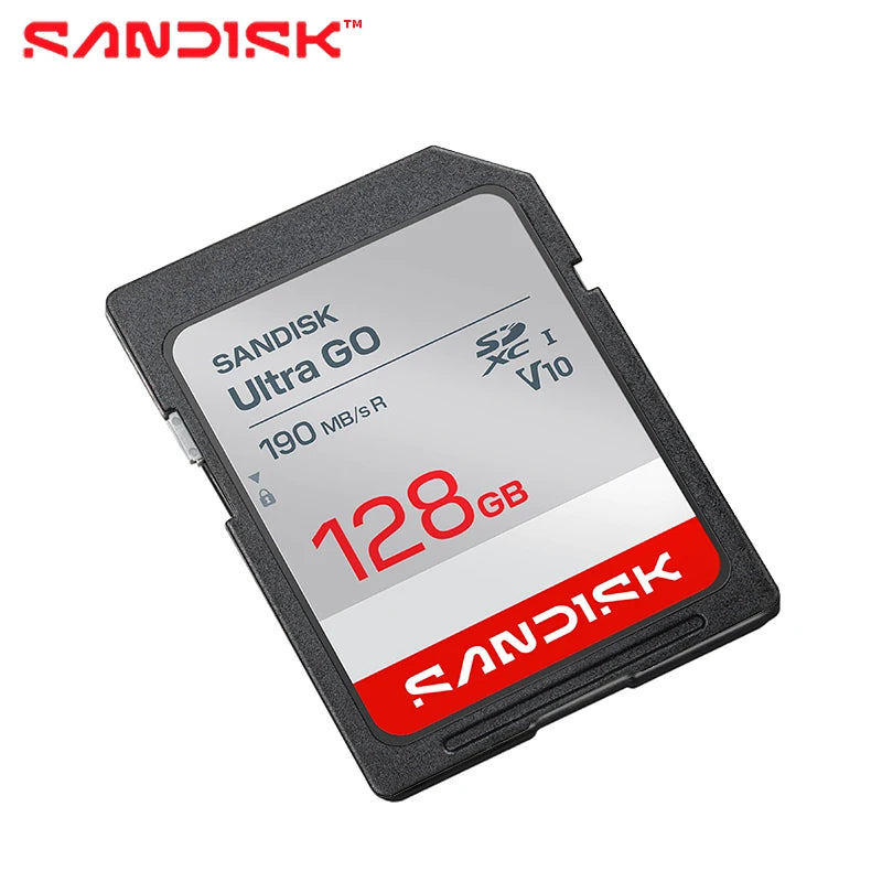 SanDisk Ultra GO V10 SD Card 32GB 64GB 128GB – Up to 190MB/s