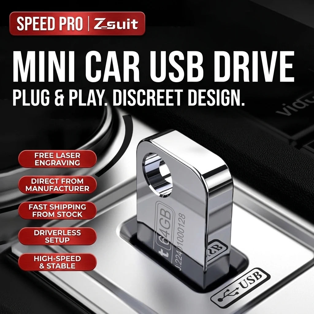 Mini Car USB 3.0 Flash Drive 32GB & 128GB | High-Speed