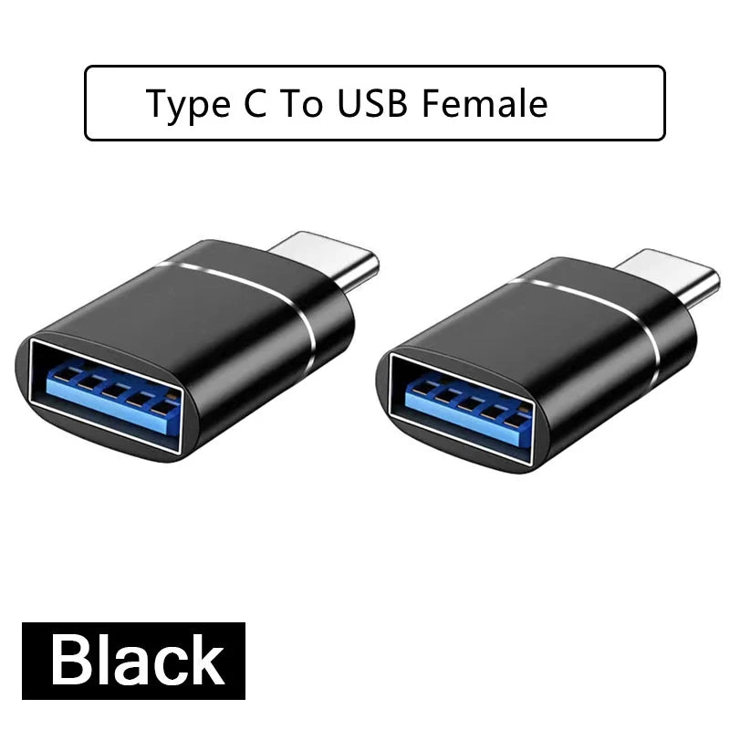 USB-C to USB 3.0 OTG Adapter | Type-C Male to USB-A Female USB-C OTG Adapter PRIMED 2pcs Type C-USB