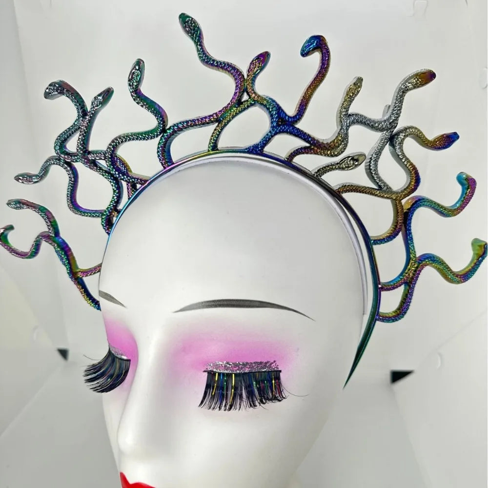 Medusa Snake Headband – Halloween Cosplay & Masquerade Prop Costume Headband PRIMED
