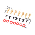 60-Piece Motherboard Riser Screws & Washers Set – M3 6-32