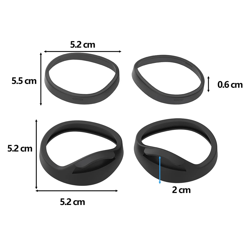 Meta Quest 3S VR Lens Protection Kit – Anti-Scratch Frame Spacer VR Lens Protector PRIMED