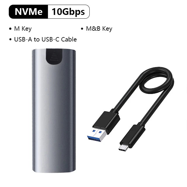 UTHAI M6 M.2 SSD Enclosure USB 3.1 NVMe NGFF Dual Protocol