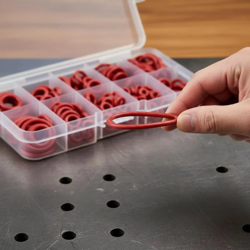 351-Pc Silicone O-Ring Set – 10 Sizes, Oil & Heat Resistant