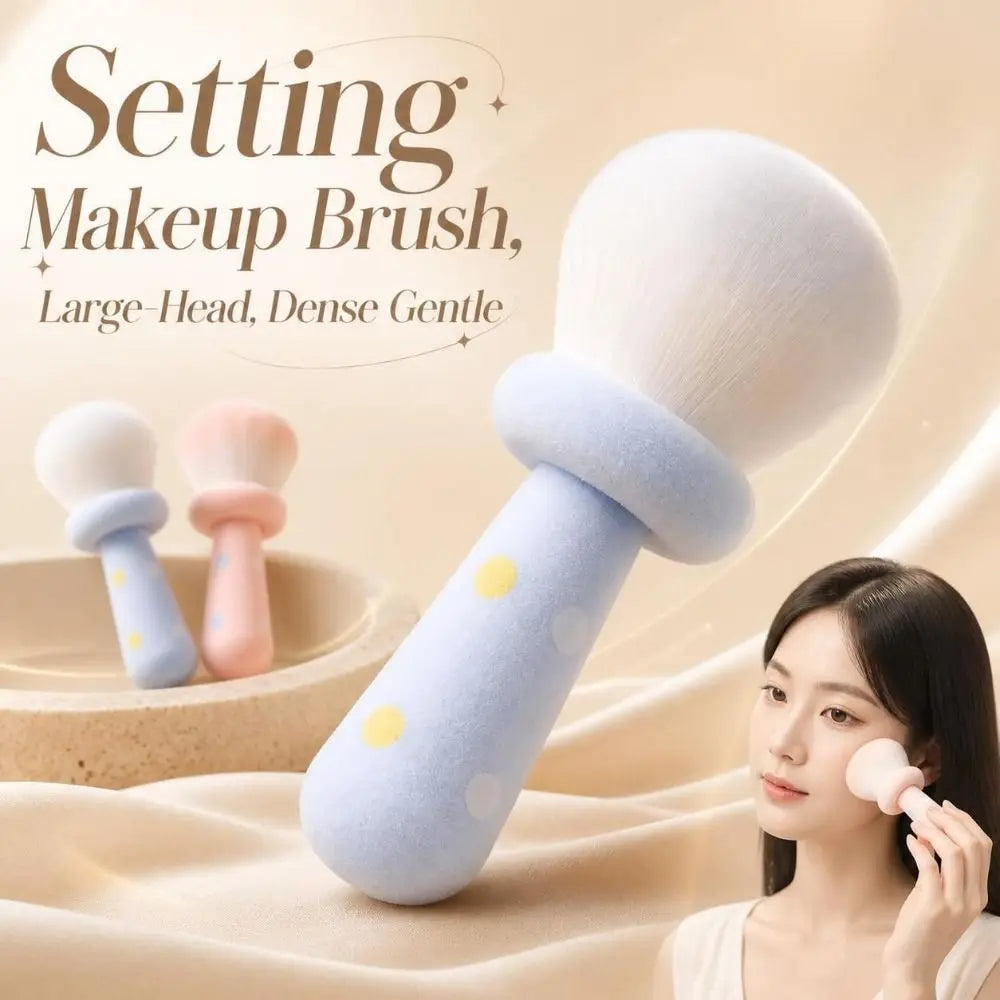 Large-Head Powder Makeup Brush – Soft Dense Blush & Setting