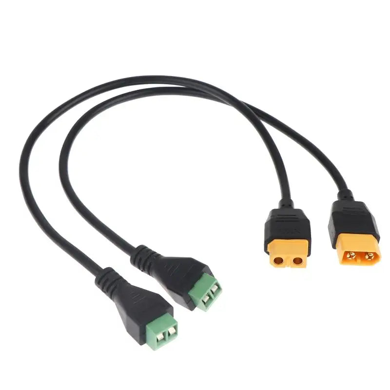 XT60 Solderless 2-Pin Screw Terminal Adapter for UAV & Solar